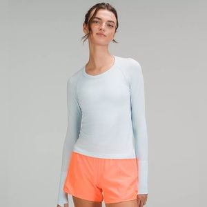 New Never Worn - Lululemon- Swiftly Tech 2.0 Race Length - Powder Blue - Size 6